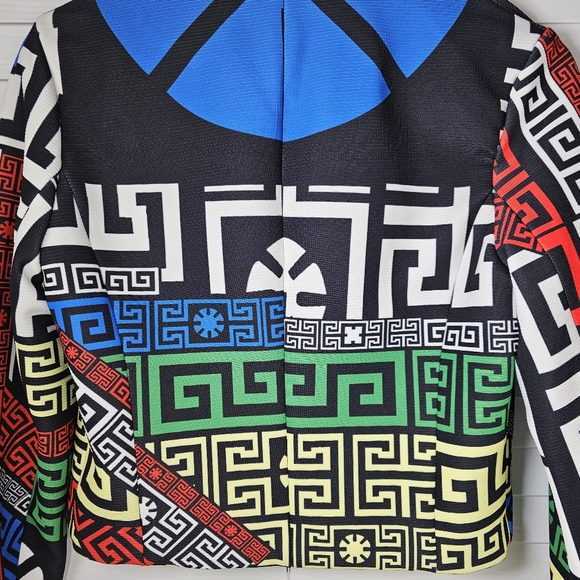 SHEIN Cropped Colorful Lined Jacket - Picture 6 of 15